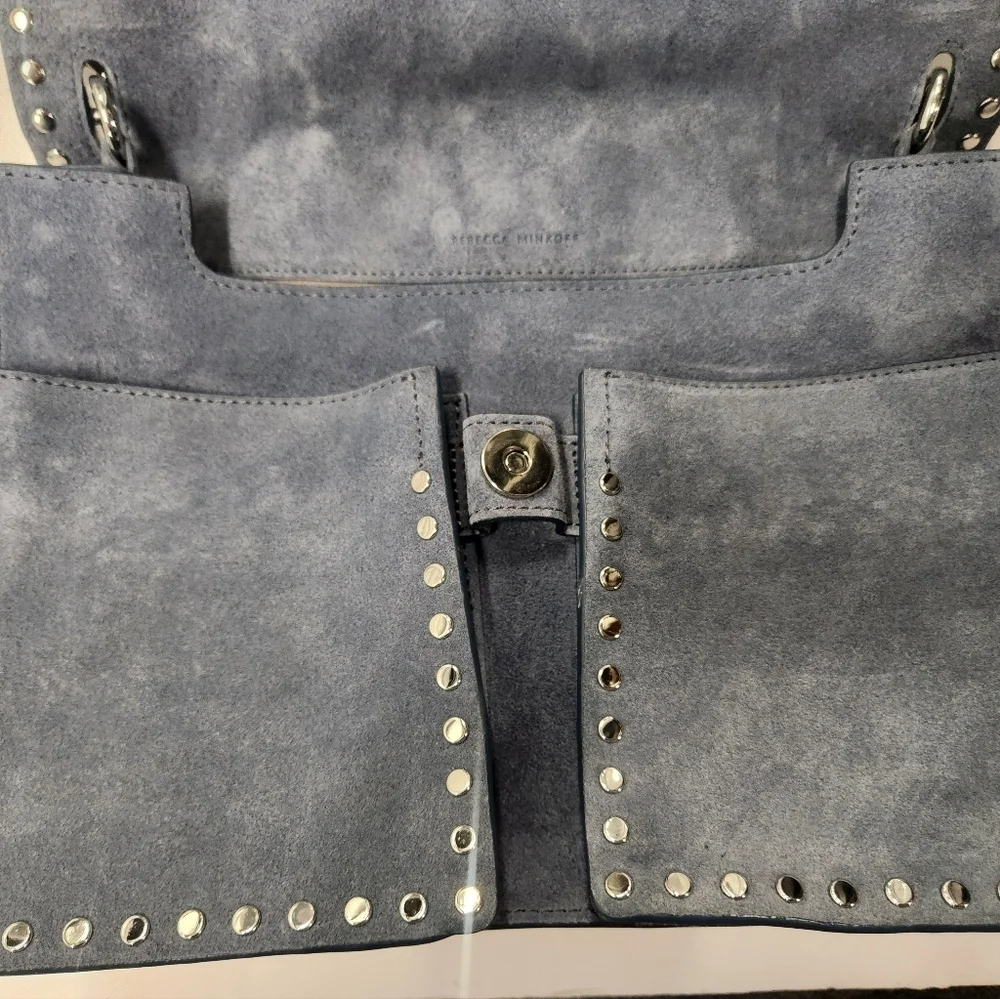 Rebecca‎ Minkoff Nanine Studded Messenger Shoulder Bag